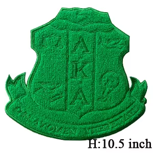 Chenille Shield Patch Set Alpha Kappa Alpha Sorority Iron on Patch