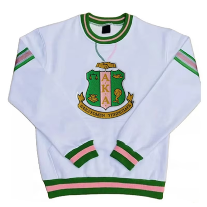Chenille Shield Patch Set Alpha Kappa Alpha Sorority Iron on Patch
