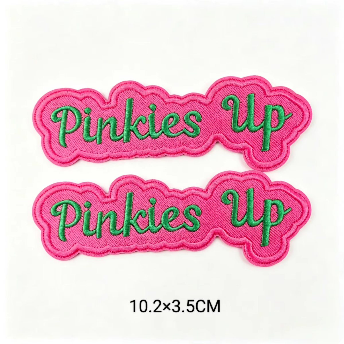 2pcs Alpha Kappa Alpha Sorority Embroidered Iron on Patches for Clothing