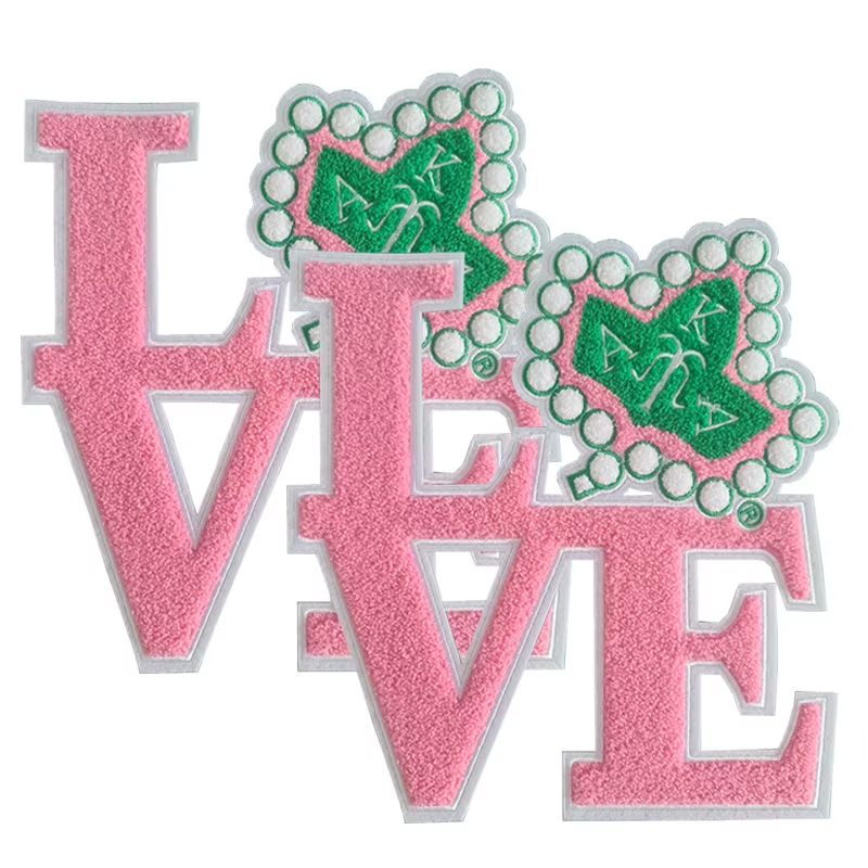 Alpha Kappa Alpha Sorority Pretty Ivy Pearl Iron on Greek Patch