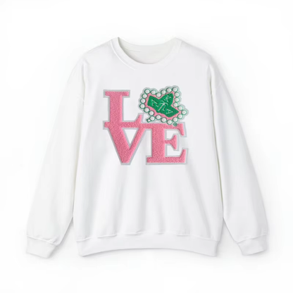 Alpha Kappa Alpha Sorority Pretty Ivy Pearl Iron on Greek Patch