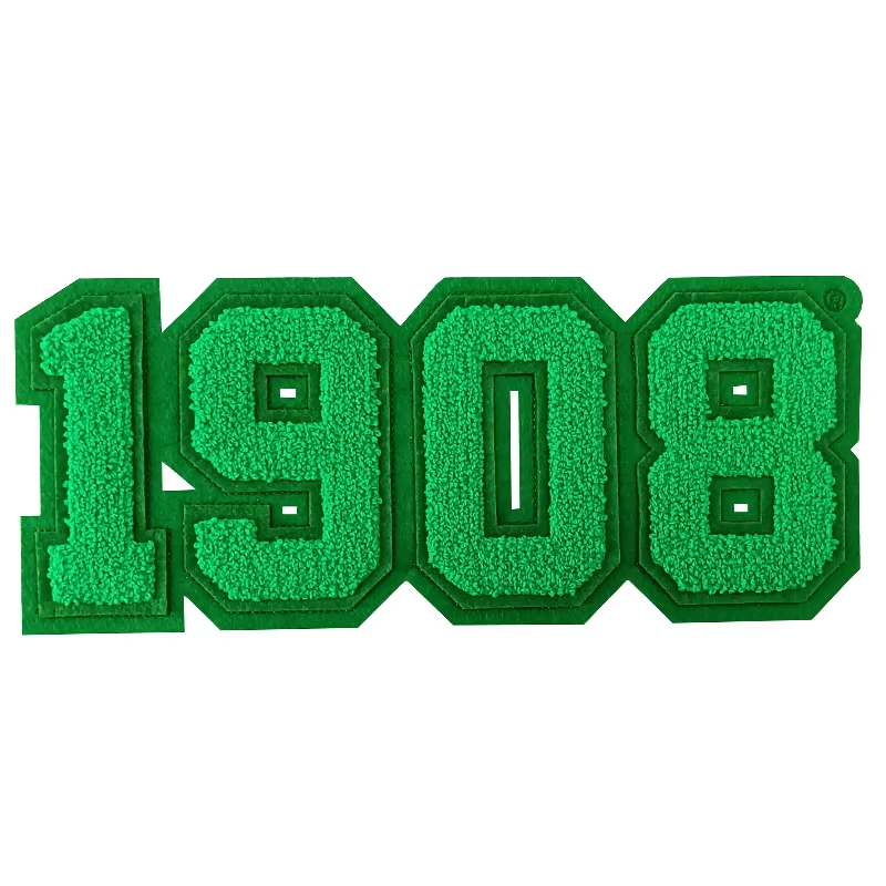 Large J-15 Alpha Kappa Alpha 1908 Sorority Chenille Patch Iron On Patch for Jacket