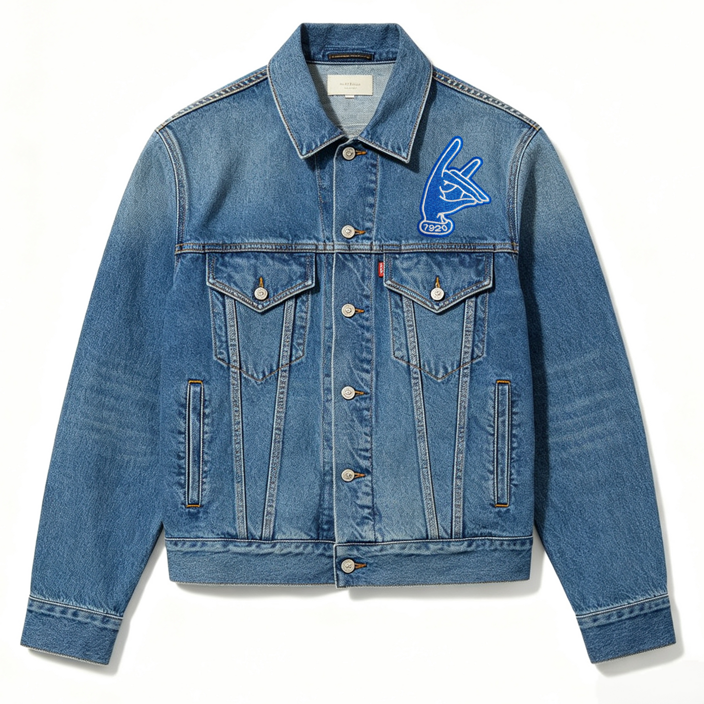 Zeta Phi Beta 1920 Hand Sign Embroidered Patches Set