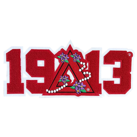 1913 Delta Sigma Thate Chenille Hot Press Patch