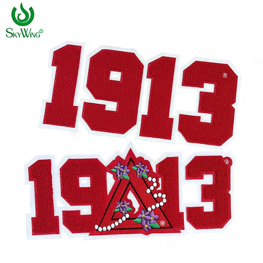 1913 Delta Sigma Thate Chenille Hot Press Patch