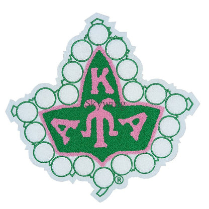 AKA Sorority Pearl Ivy Leaf Shield Chenille Patch Sweatshirts