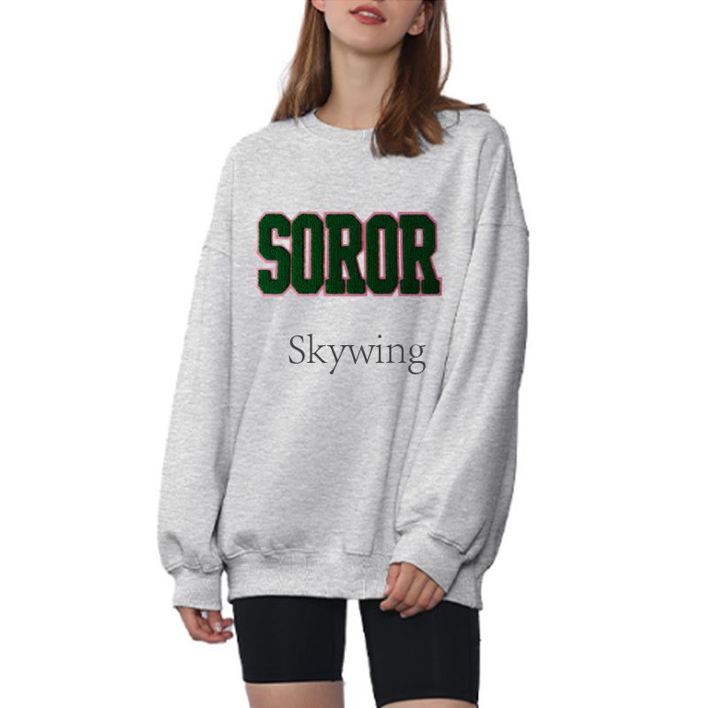 SOROR Chenille Letter Iron on Patch