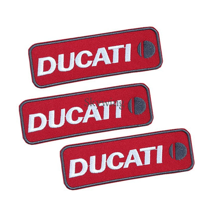 Racing Motocycle DUCATI Embroidered Badges Iron On Patch