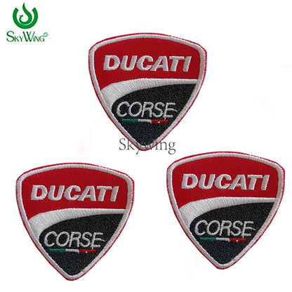 Racing Motocycle DUCATI Embroidered Badges Iron On Patch