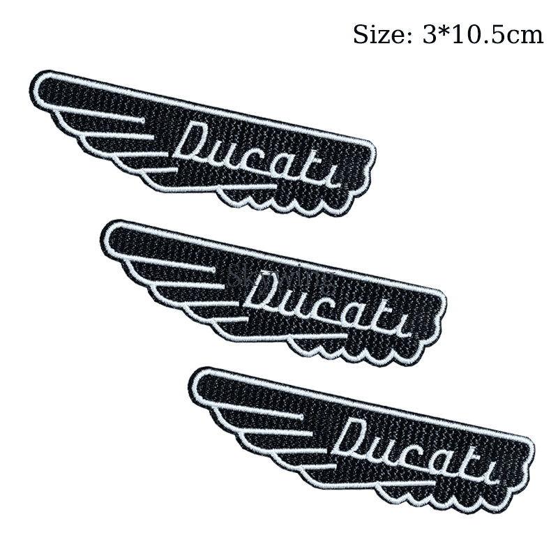 Racing Motocycle DUCATI Embroidered Badges Iron On Patch