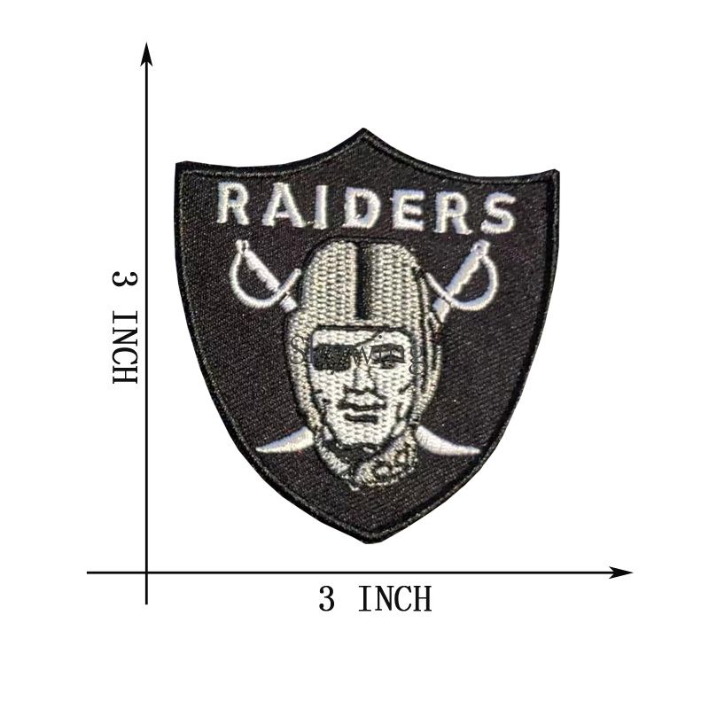 RAIDERS Team Logo Embroidered Patch
