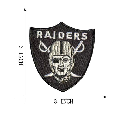 RAIDERS Team Logo Embroidered Patch