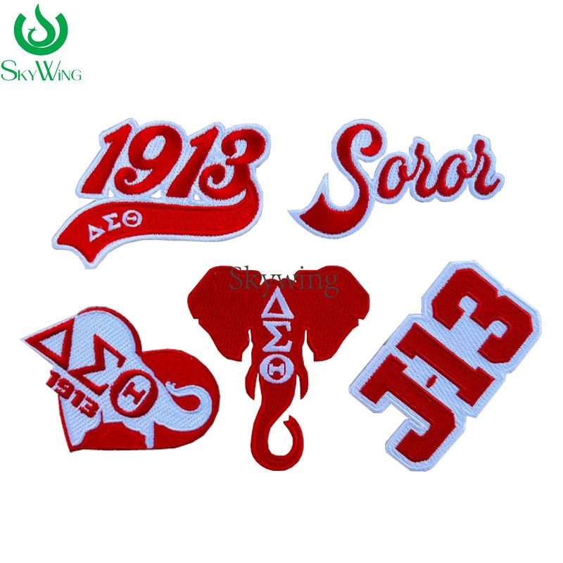 Delta Sorority Embroidered Patch