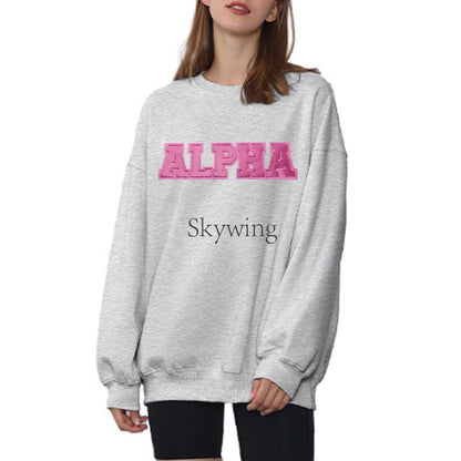 ALPHA KAPPA Embroidered Letter Patches