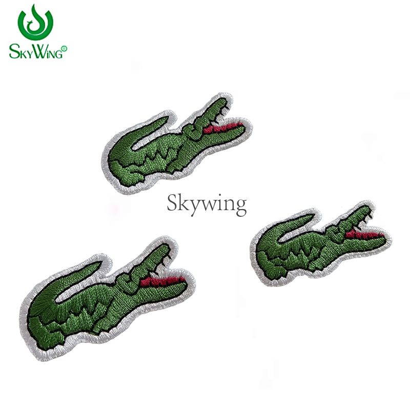 Full Embroidered Lacoste Green Crocodile Logo Patch