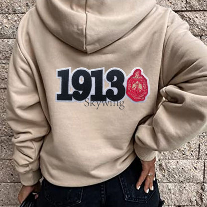 1913 with Delta Shield Chenille Iron on Patches