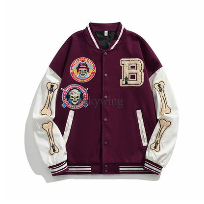 American 911 Fire Firefighters Cool Skull Embroidered Patch