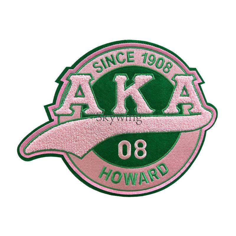 HOWARD Round AKA Delta Chenille Patches