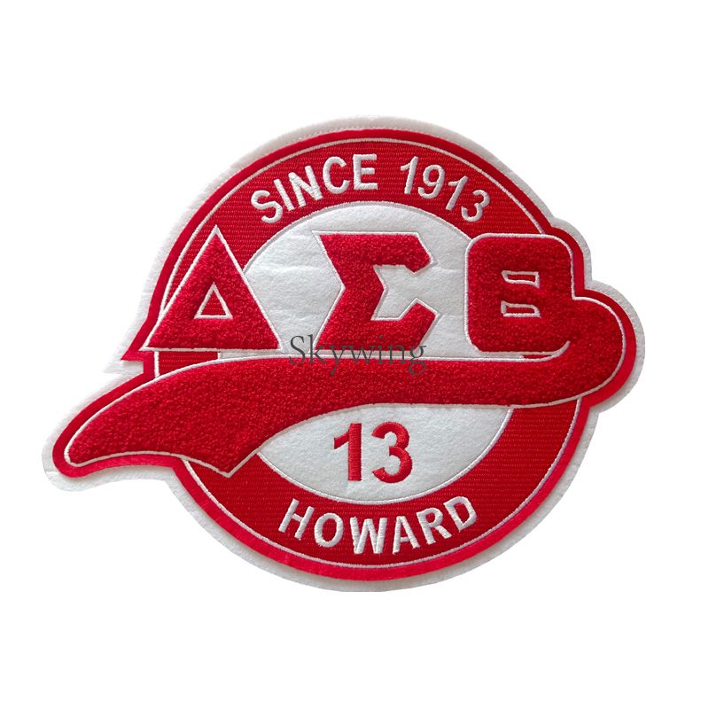 HOWARD Round AKA Delta Chenille Patches