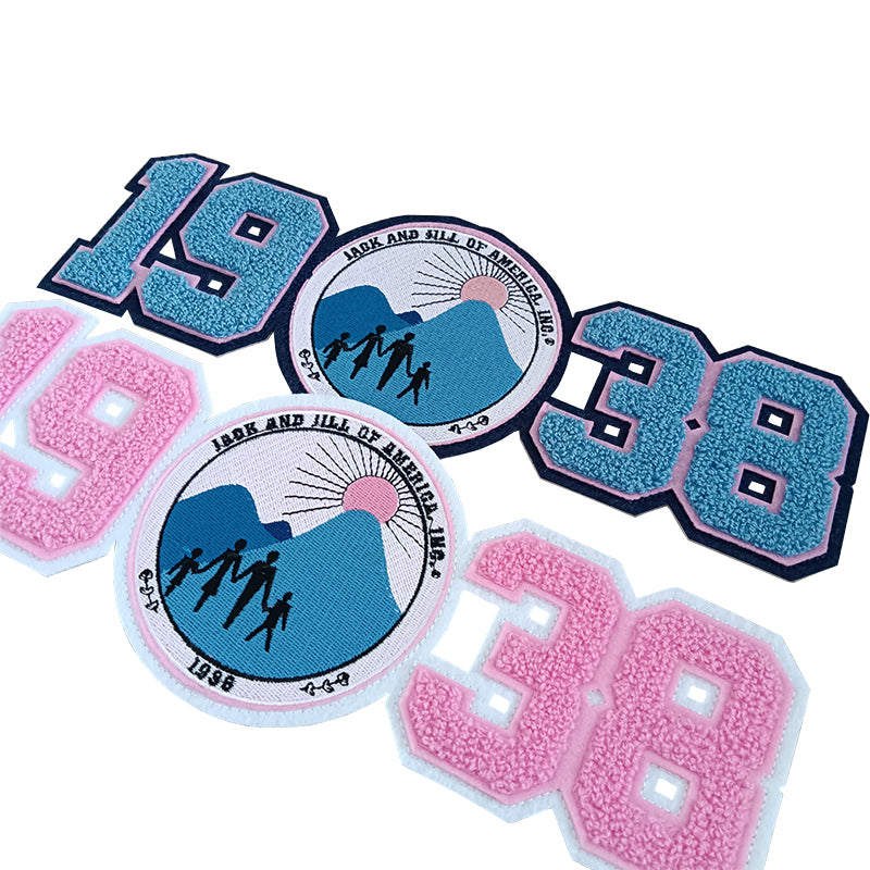 Chenille Jack And Jill Of American Since 1938 Iron on Patch