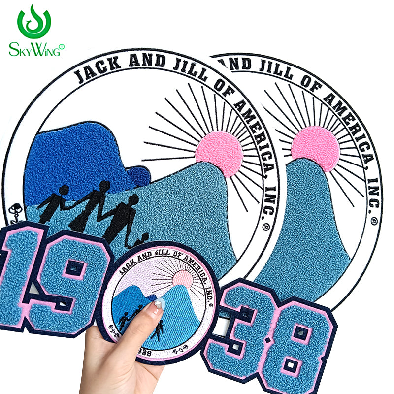 Chenille Jack And Jill Of American Since 1938 Iron on Patch