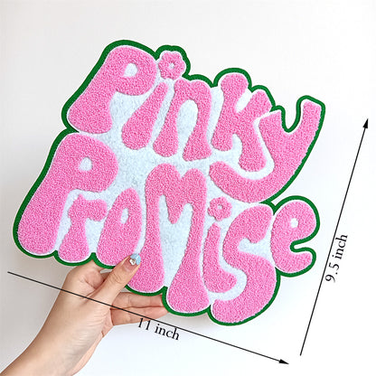 Sorority AKA Pinky Promise Custom Chenille Patch Sweatshirt