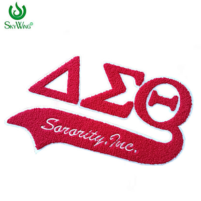 Greek Letter Delta Sorority Chenille Patches Manufacturers