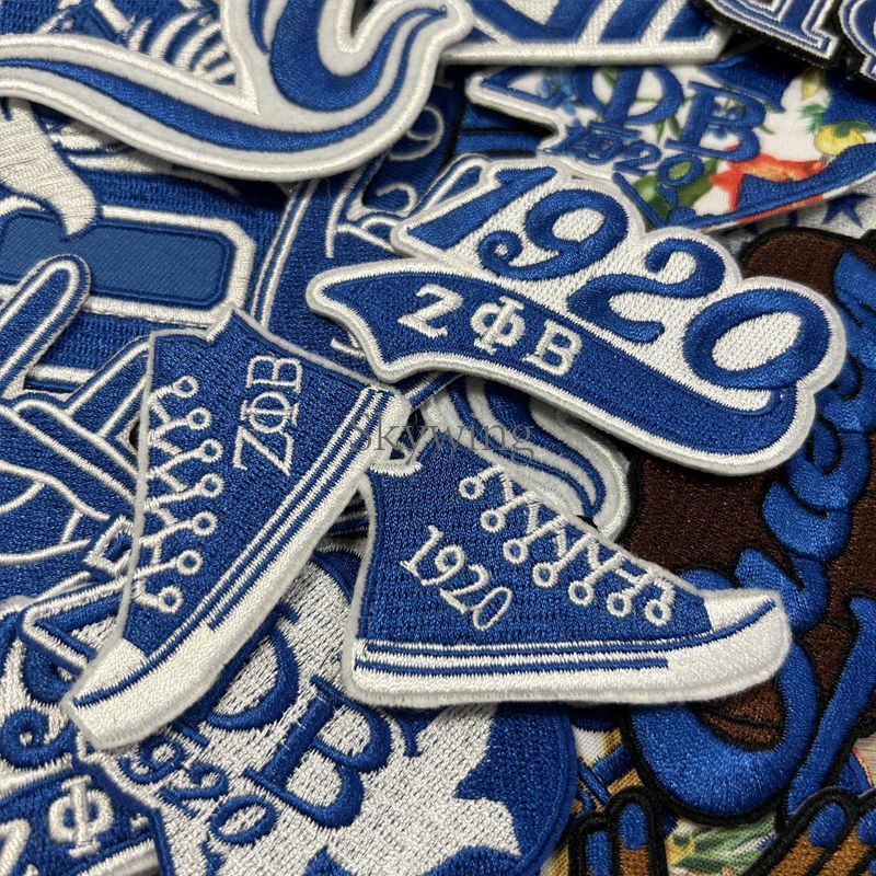 Small Size Zeta Phi Beta Embroidery Patch