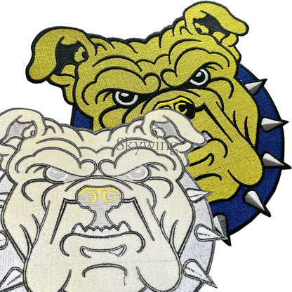 Embroidered NC A&T Aggies Bulldog Iron On Patch