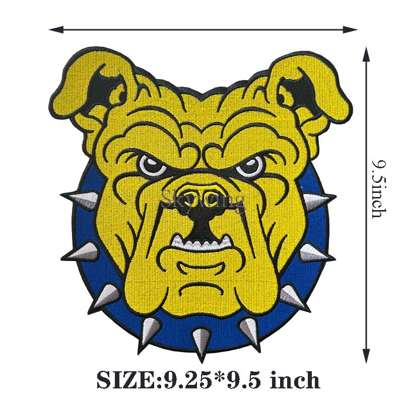 Embroidered NC A&T Aggies Bulldog Iron On Patch