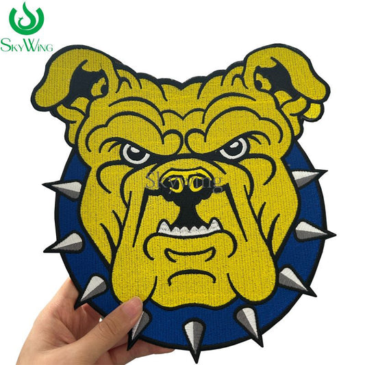 Embroidered NC A&T Aggies Bulldog Iron On Patch