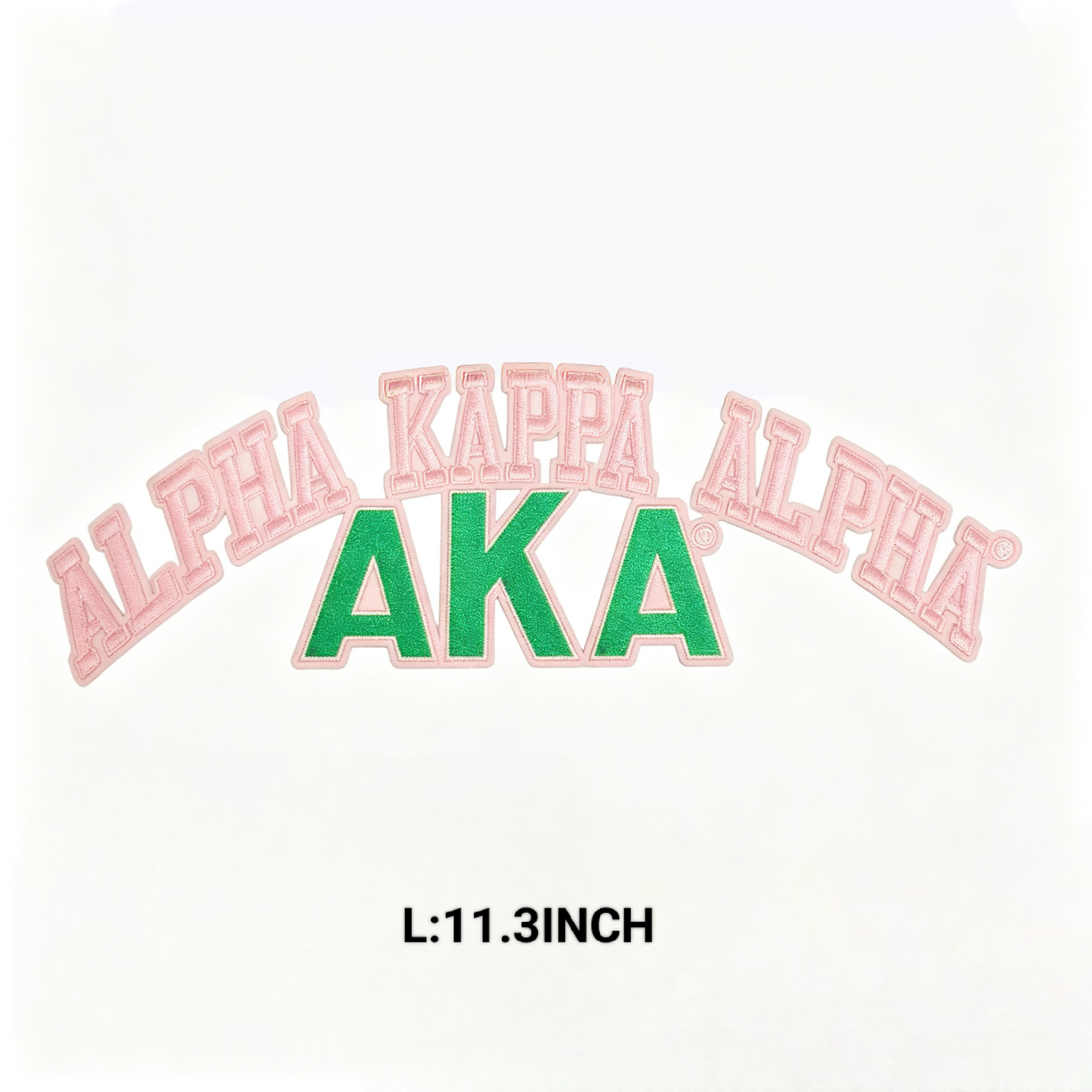 Multi style iron on AKA embroidery patches