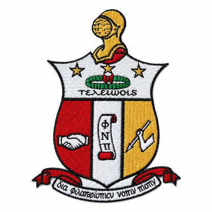 Sorority Shield Iron on Embroidered Patches