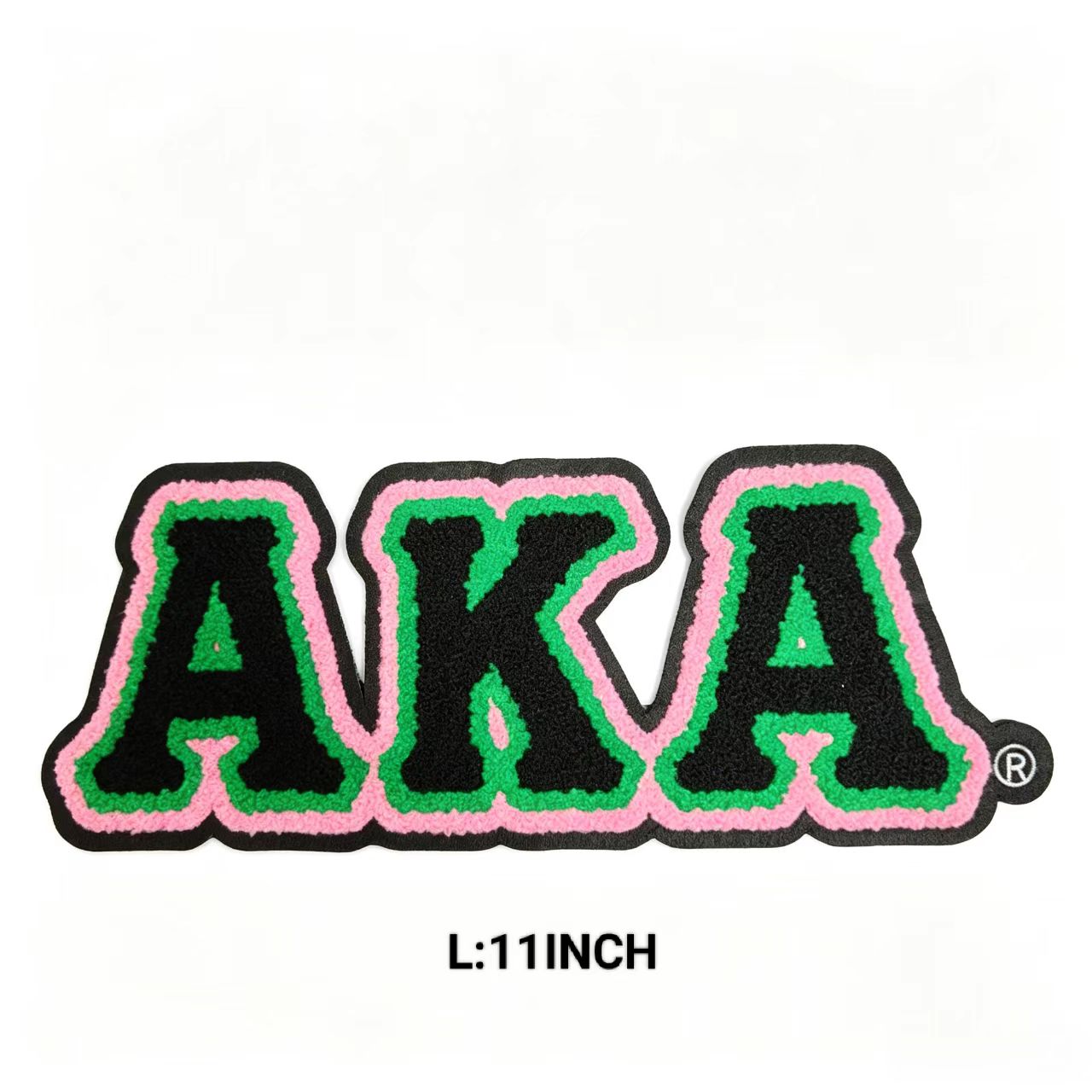 Multi style iron on AKA embroidery patches