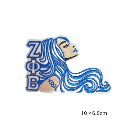 Zeta Phi Beta Finer Womanhood Embroidered Patches Set