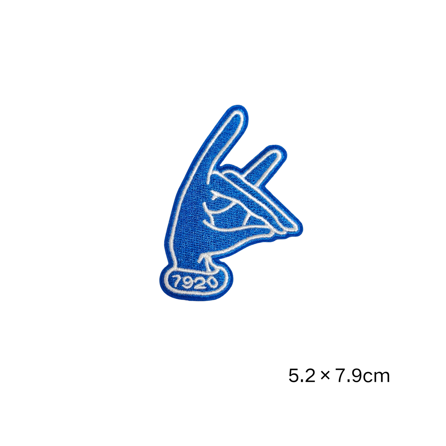 Zeta Phi Beta 1920 Hand Sign Embroidered Patches Set