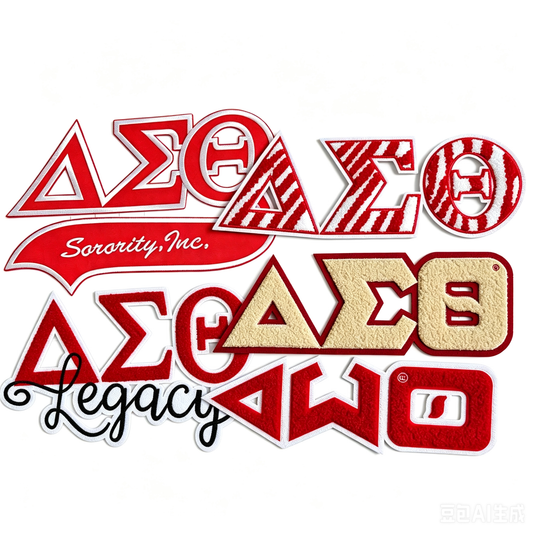 Fraternity/Sorority Chenille & Embroidered Iron-On Patches