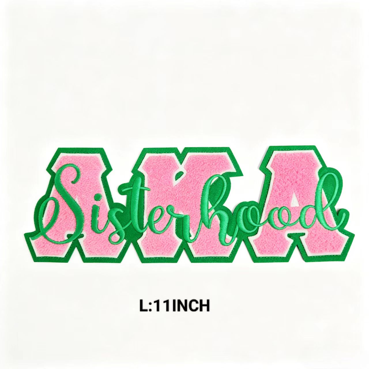 Multi style iron on AKA embroidery patches