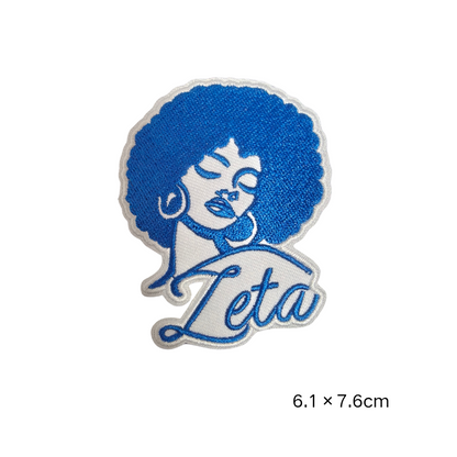 Zeta Phi Beta Finer Womanhood Embroidered Patches Set