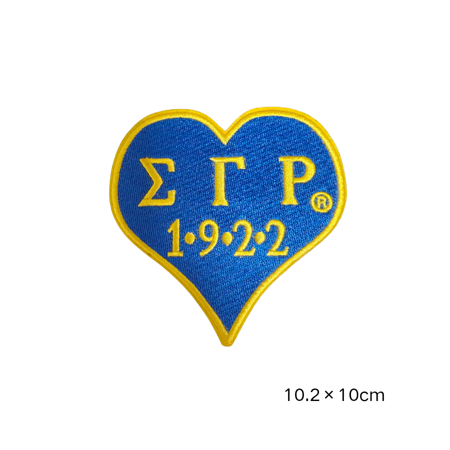 Sigma Gamma Rho SGRho 1922 Embroidered Iron on Patches