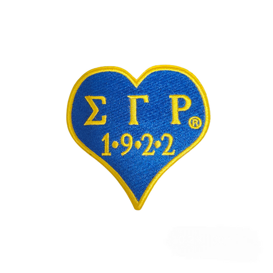 Sigma Gamma Rho SGRho 1922 Embroidered Iron on Patches