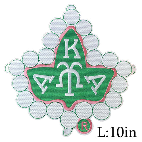 AKA Sorority Pearl Ivy Leaf Shield Chenille Patch Sweatshirts