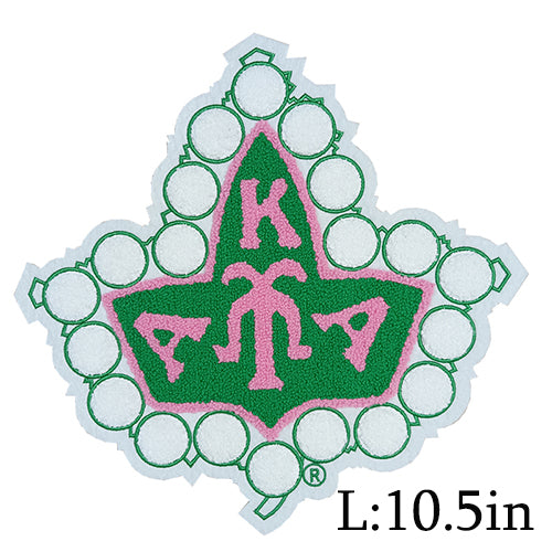 AKA Sorority Pearl Ivy Leaf Shield Chenille Patch Sweatshirts