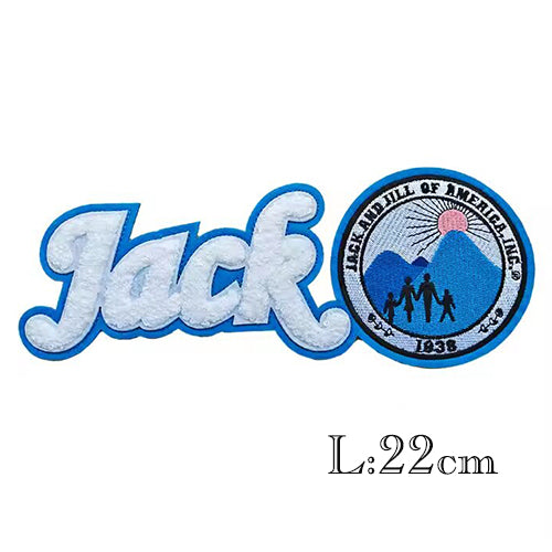 Chenille Jack And Jill Of American Since 1938 Iron on Patch