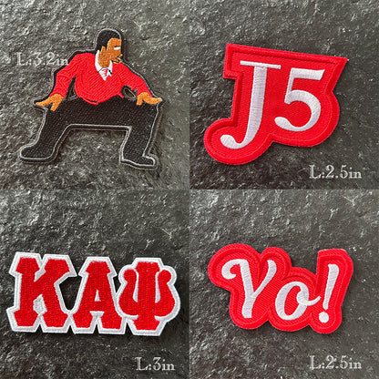 Small Kappa Psi Phi Embroidered Iron Patches Set