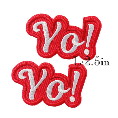 Small Kappa Psi Phi Embroidered Iron Patches Set