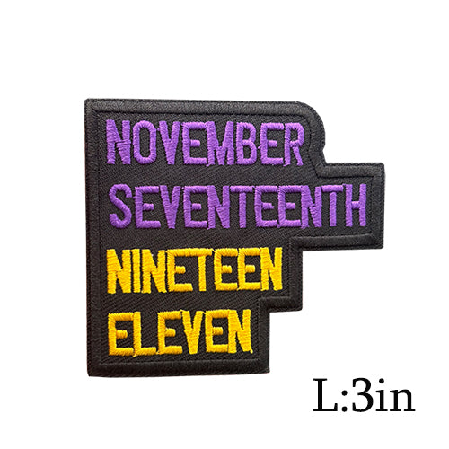 Small Size Omega Psi Phi Embroidery Patch Iron on