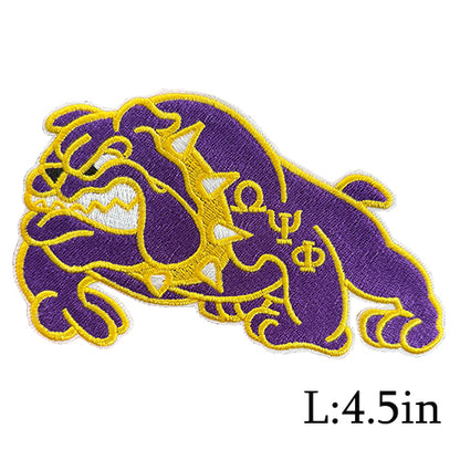 Small Size Omega Psi Phi Embroidery Patch Iron on