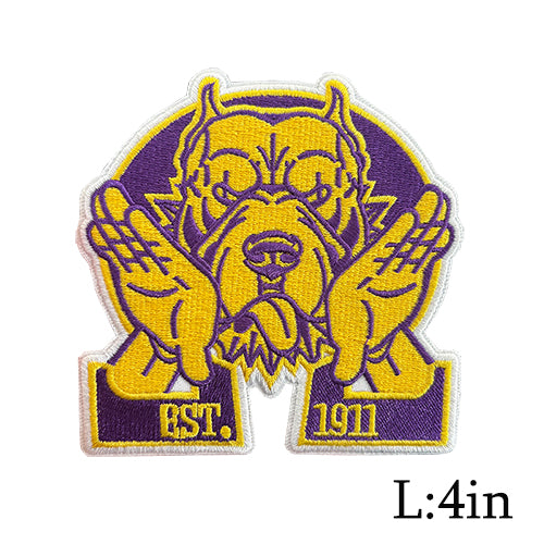 Small Size Omega Psi Phi Embroidery Patch Iron on