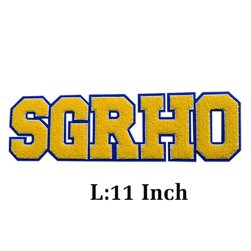 SGRHO Pretty Poodle Chenille Iron on Patch